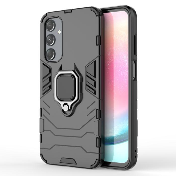 Bild 1, Samsung Galaxy A25 5G Skal Ring Hybrid Armor Svart