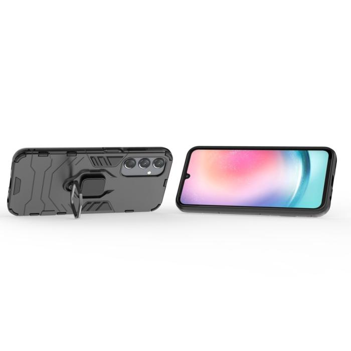 Bild 3, Samsung Galaxy A25 5G Skal Ring Hybrid Armor Svart
