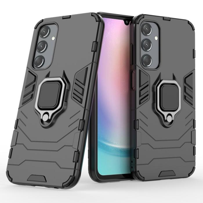 Bild 4, Samsung Galaxy A25 5G Skal Ring Hybrid Armor Svart
