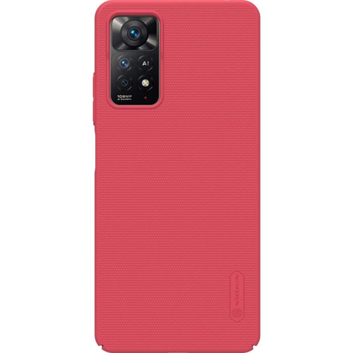 Bild 1, NILLKIN Xiaomi Redmi Note 11 Pro 5G Skal Frosted Shield Röd