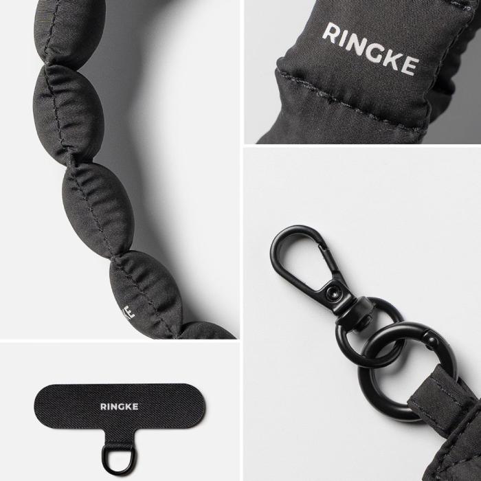 Bild 3, Ringke Handledsrem Holder & Puffer Hand Strap Svart