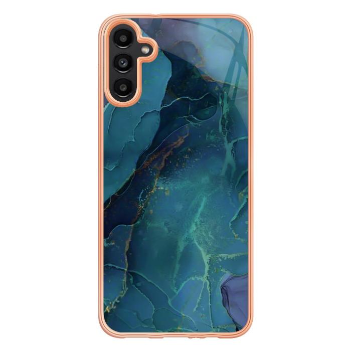 Bild 2, Samsung Galaxy A54 5G Skal Marmor TPU Grön