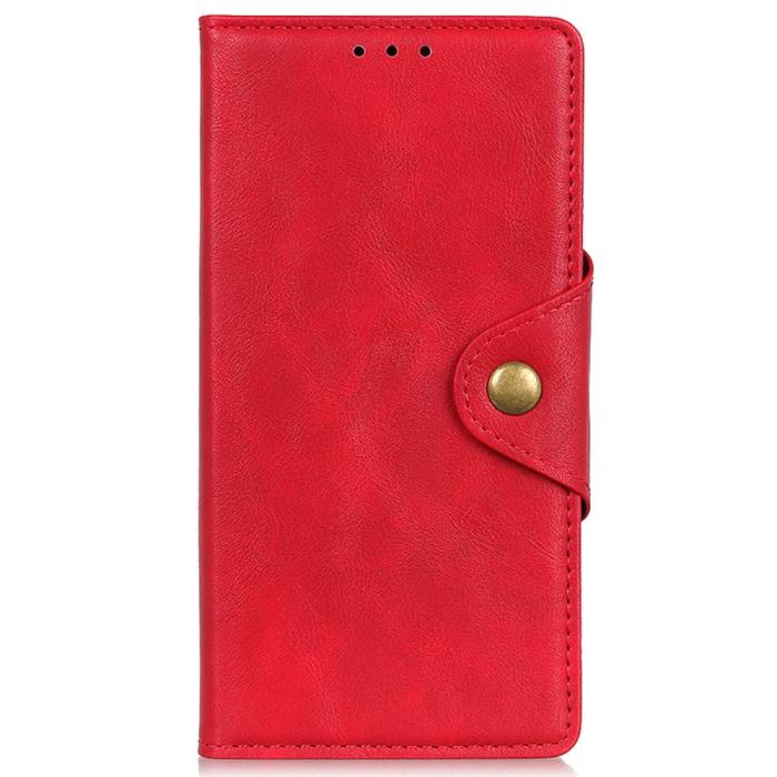 Bild 6, Samsung Galaxy S23 FE Fodral Magnetisk Mässing Röd
