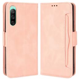 Sony Xperia 10 IV Fodral Avtagbart Kortfodral Ljus Rosa