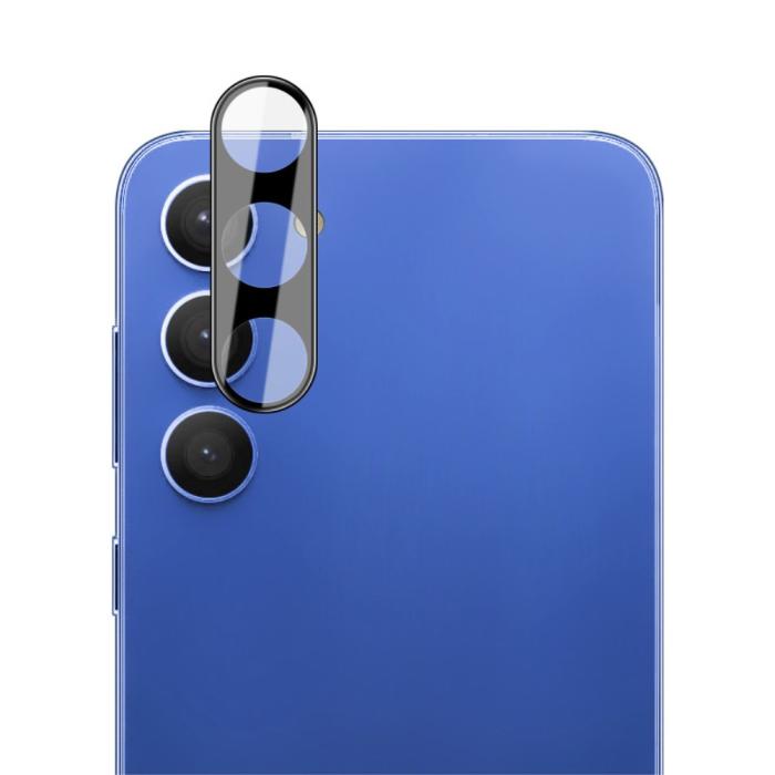 Bild 4, IMAK Samsung Galaxy S23 / S23 Plus Linsskydd Härdat Glas/Akryl Svart