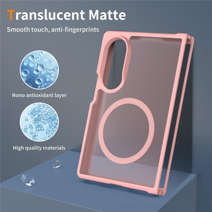 Bild 4, Samsung Galaxy Z Fold 8 Skal MagSafe TPU Rosa