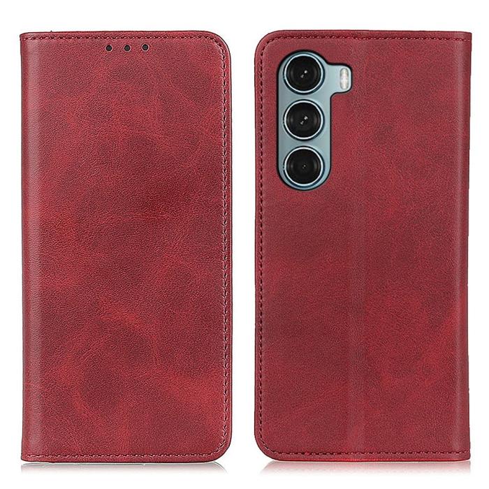 Bild 1, Motorola Moto G200 Fodral Flip Läder Röd