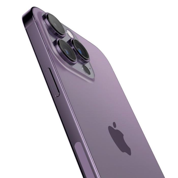 Bild 3, Spigen iPhone 14 Pro / 14 Pro Max 2-PACK Optik.tR 