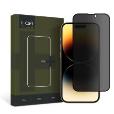 HOFI iPhone 15 Sk&auml;rmskydd Anti Spy Pro+ H&auml;rdat Glas Privacy