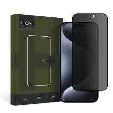 HOFI iPhone 15 Pro Max Sk&auml;rmskydd Anti Spy Pro+ Privacy