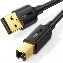 UGREEN 2m USB-A - USB-B 2.0 Kabel Svart