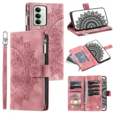 Xiaomi Redmi 15 Fodral Mandala L&auml;der Ros&eacute;guld