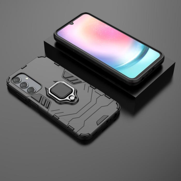 Bild 6, Samsung Galaxy A25 5G Skal Ring Hybrid Armor Svart