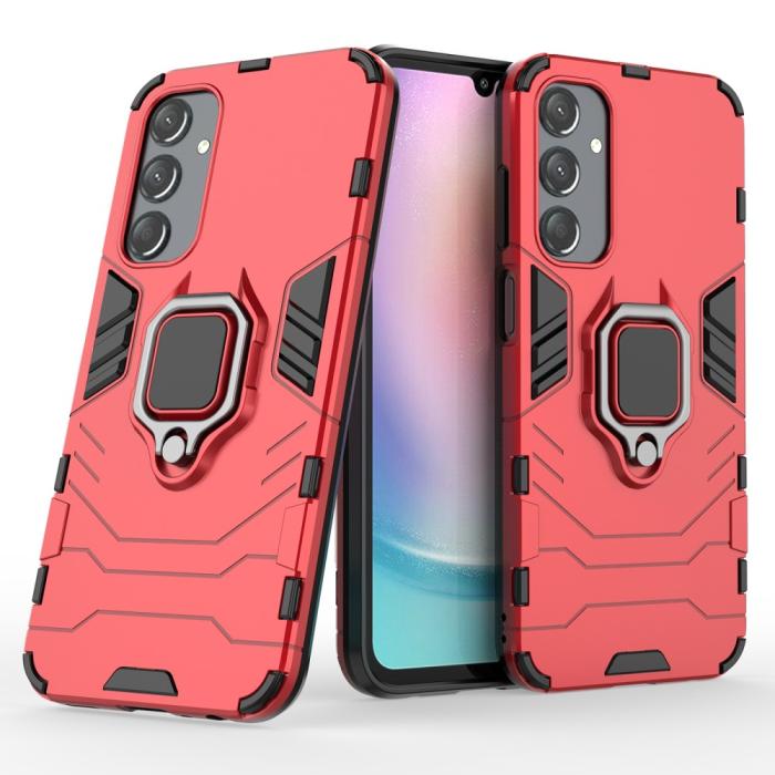 Bild 4, Samsung Galaxy A25 5G Skal Ring Hybrid Armor Röd