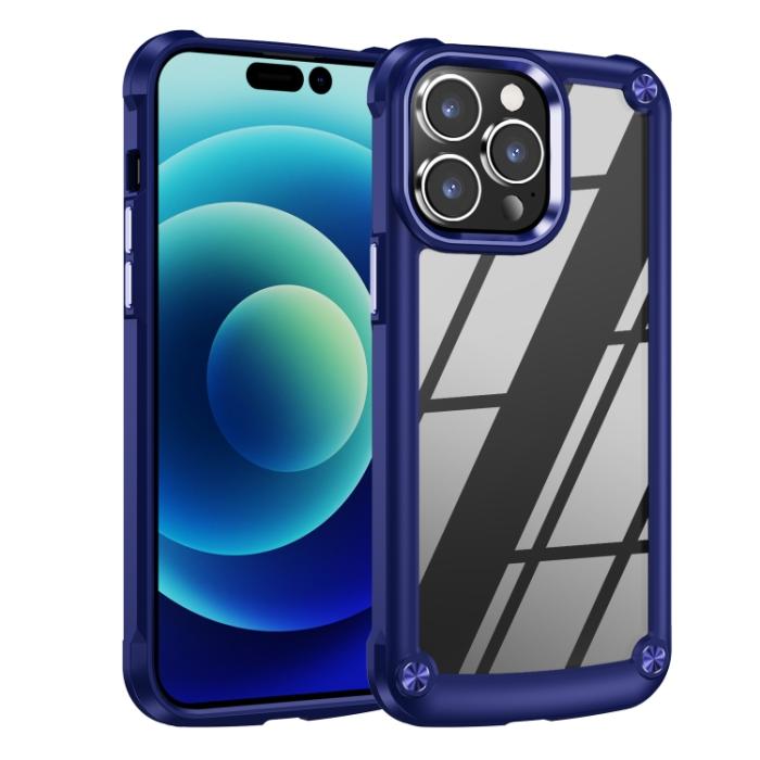 Bild 1, iPhone 15 Pro Skal Shockproof Armor Hybrid Blå
