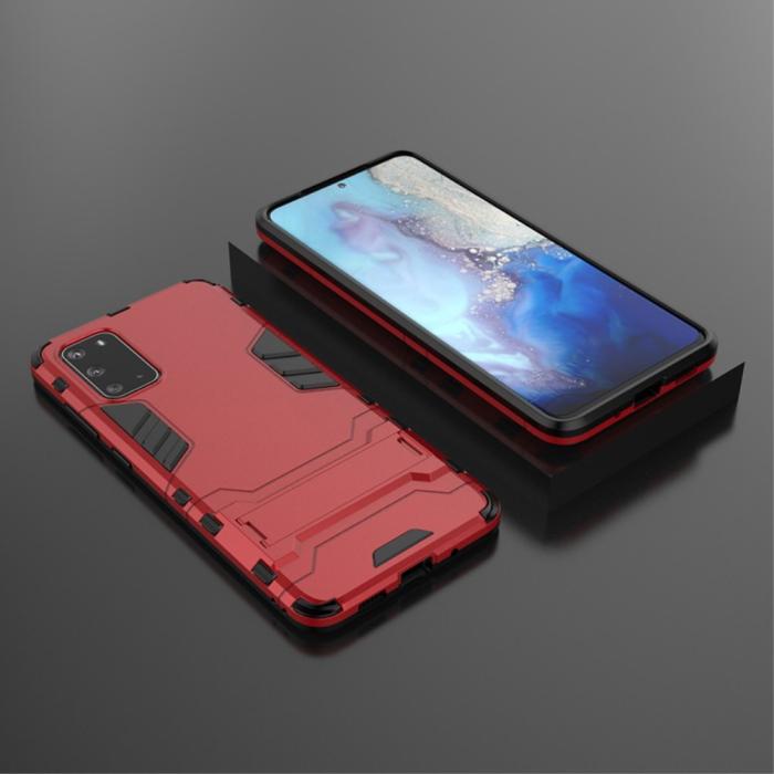 Bild 5, Samsung Galaxy S20 Plus - Armour skal med ställ - Röd
