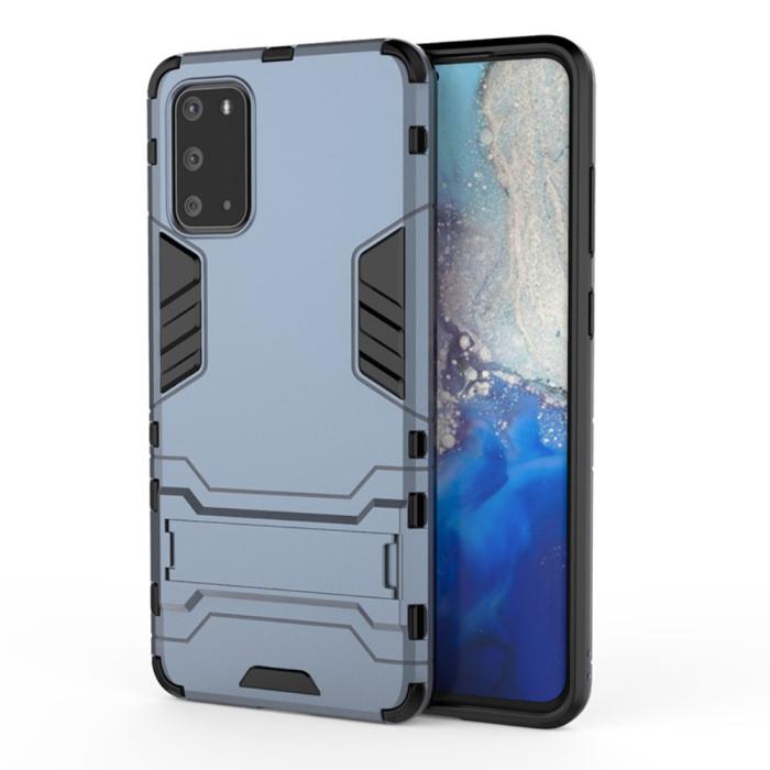 Bild 1, Samsung Galaxy S20 Plus - Armour skal med ställ - Navy Blue