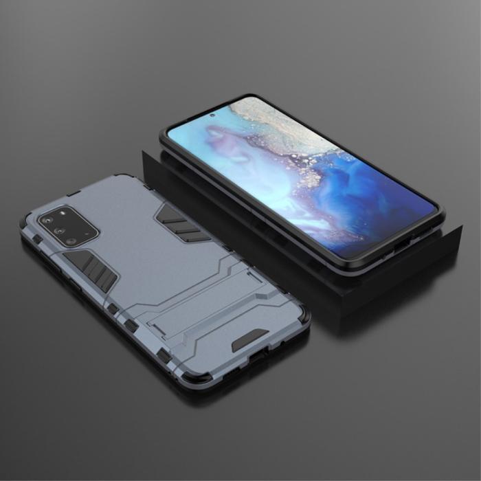 Bild 5, Samsung Galaxy S20 Plus - Armour skal med ställ - Navy Blue