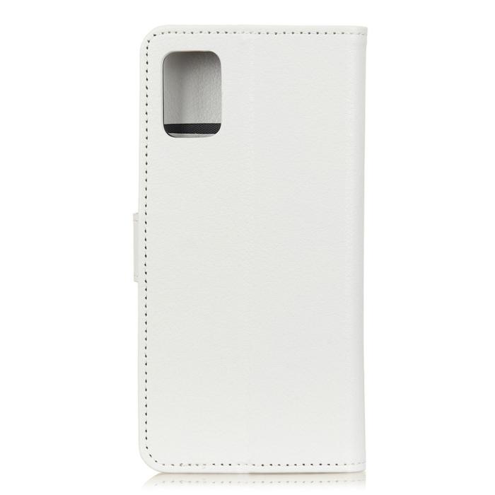 Bild 3, Samsung Galaxy Note 20 Ultra - Litchi Plånboksfodral - Vit