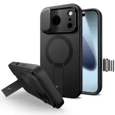Tech-Protect iPhone 17 Pro Skal MagSafe Kevlar Aura Svart