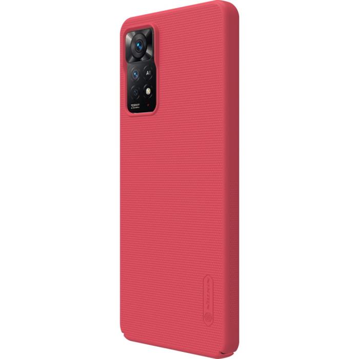 Bild 3, NILLKIN Xiaomi Redmi Note 11 Pro 5G Skal Frosted Shield Röd