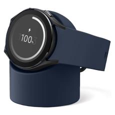 Samsung Galaxy Watch 5/5 Pro/6/7/FE Silikon Stativ M&ouml;rk Bl&aring;