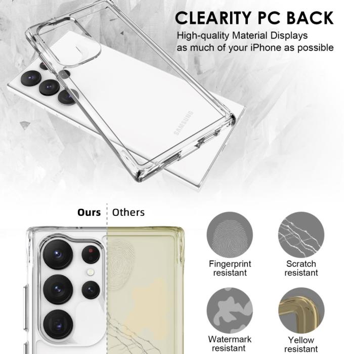 Bild 6, Samsung Galaxy S23 Ultra Skal Shockproof Hybrid Transparent