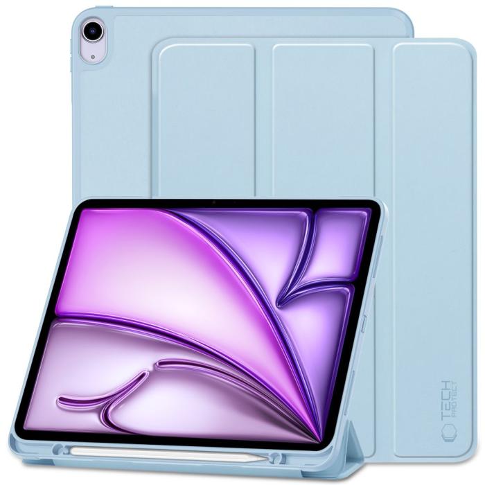 Bild 1, Tech-Protect iPad Air 13 2025/2024 Fodral SmartCase Pennhållare