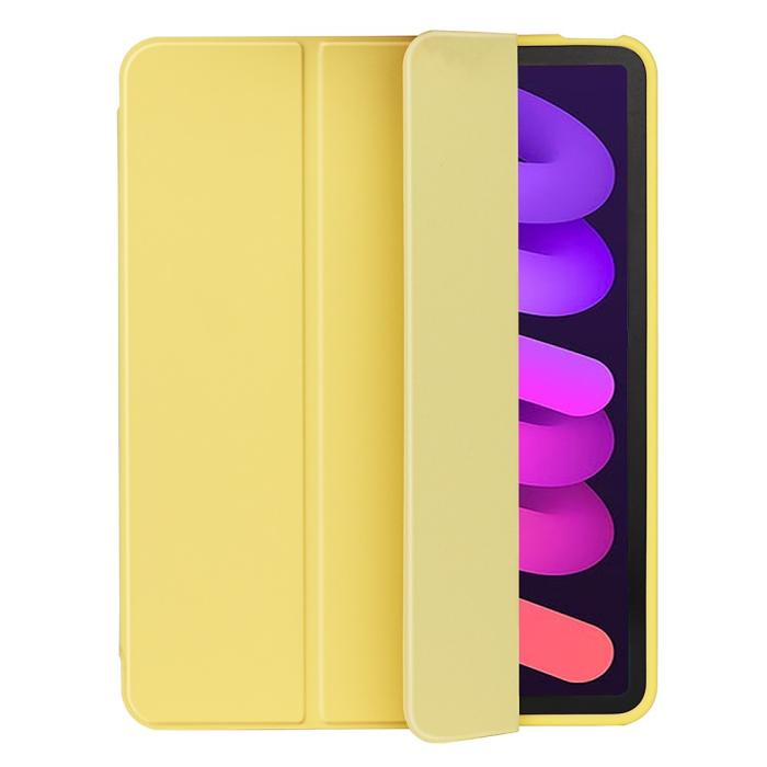 Bild 3, iPad Mini 2024/2021 Fodral Tri-Fold Pennhållare Gul