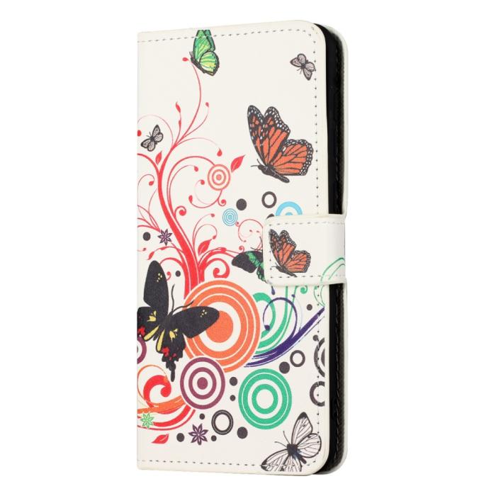 Bild 4, Samsung Galaxy A15 5G Fodral Med Tryck Fjärilar