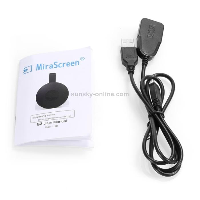 Bild 3, MiraCast WiFi AirPlay 1080p HD HDMI-Mottagare Svart