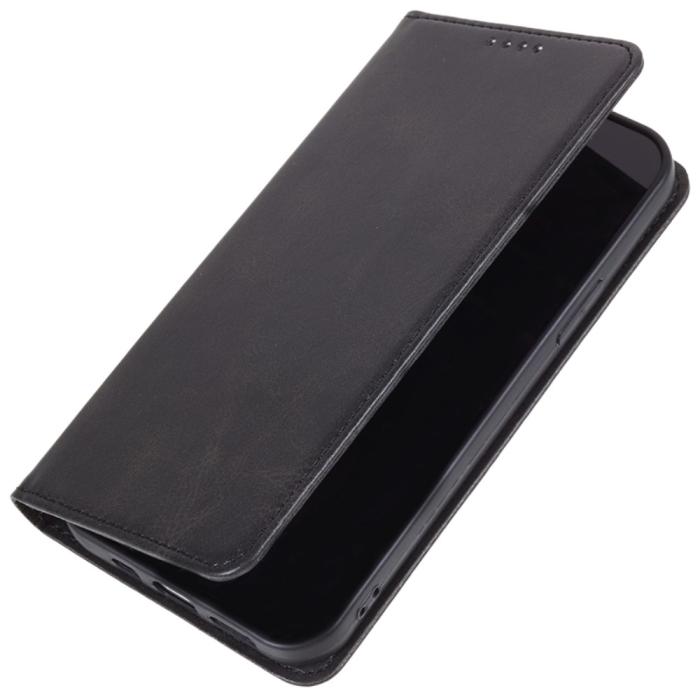 Bild 5, Nothing Phone 3a Pro Fodral Flip Läder Svart