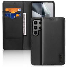 DUX DUCIS Galaxy S25 Ultra Fodral HIVO &Auml;kta L&auml;der Svart
