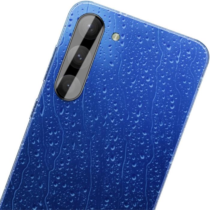 Bild 5, IMAK Samsung Galaxy S23 / S23 Plus Linsskydd Härdat Glas/Akryl Svart
