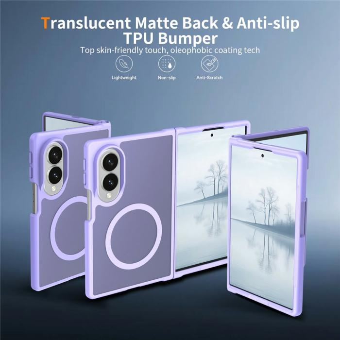 Bild 2, Samsung Galaxy Z Fold 8 Skal MagSafe TPU Lila