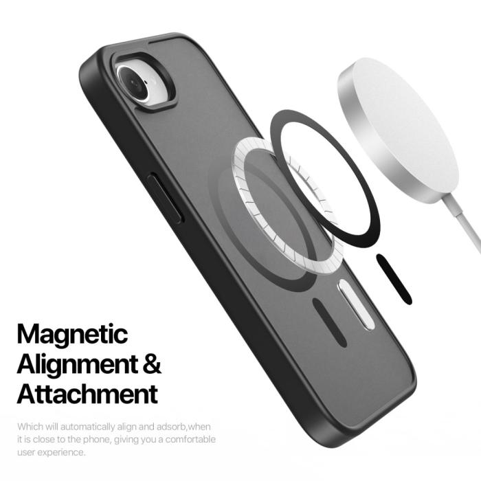 Bild 6, DUX DUCIS iPhone 17e / 16e Skal MagSafe Yind Series Svart