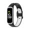 Samsung Galaxy Fit 2 SM-R220 Armband Ihåligt Silikon Svart/Vit