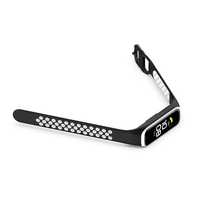 Bild 5, Samsung Galaxy Fit 2 SM-R220 Armband Ihåligt Silikon Svart/Vit