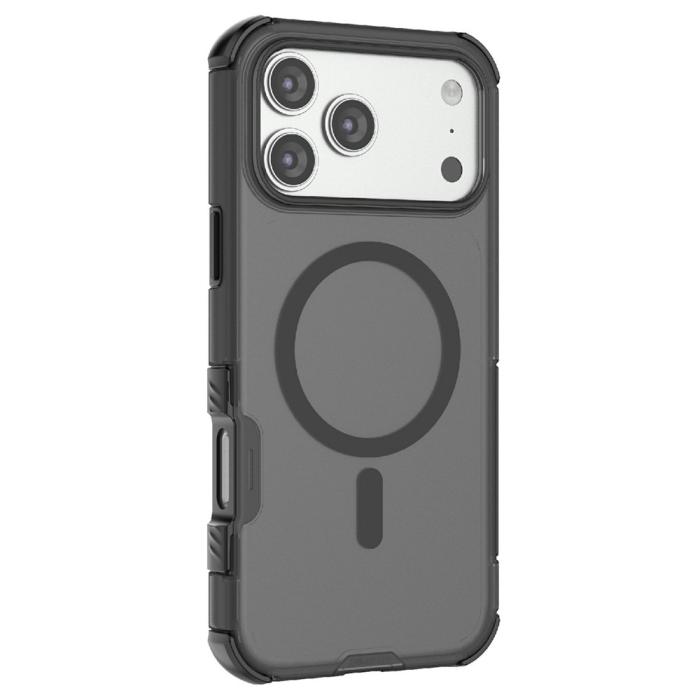 Bild 2, iPhone 17 Pro Max Skal MagSafe Shockproof Hybrid Svart