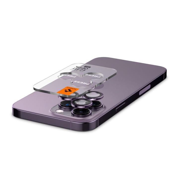 Bild 6, Spigen iPhone 14 Pro / 14 Pro Max 2-PACK Optik.tR 