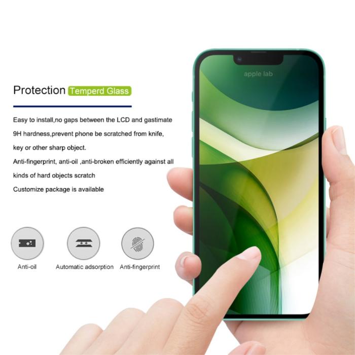 Bild 2, iPhone 14 Plus / 13 Pro Max AMORUS Skärmskydd I Härdat Glas