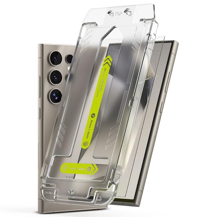 Bild 2, Ringke Galaxy S24 Ultra 2-PACK Easy Slide Skärmskydd Härdat Glas