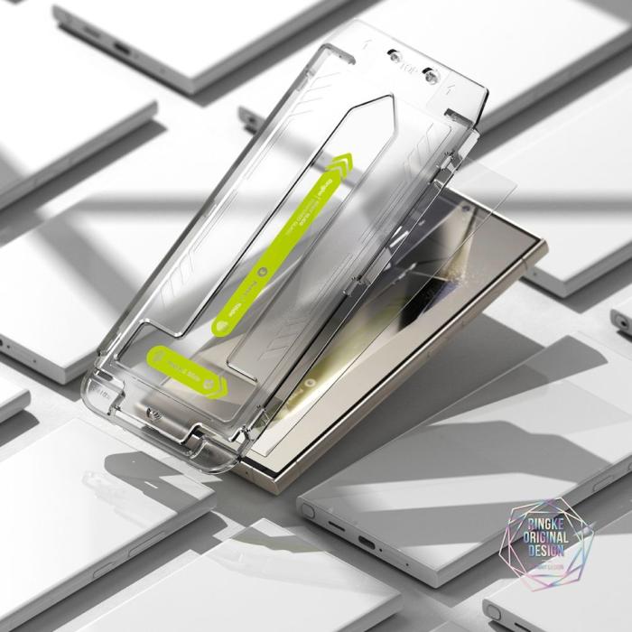 Bild 5, Ringke Galaxy S24 Ultra 2-PACK Easy Slide Skärmskydd Härdat Glas