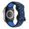 Sportarmband Dual-Color Apple Watch 41/40/38 mm (S/M) Svart/Blå