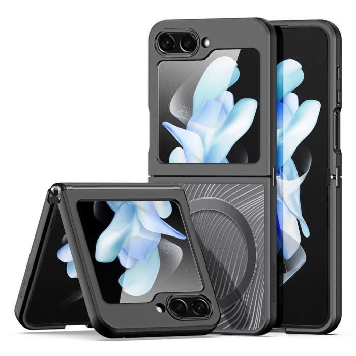Bild 1, DUX DUCIS Galaxy Z Flip 5 Skal Aimo MagSafe Hybrid Matt Svart