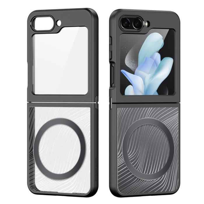 Bild 2, DUX DUCIS Galaxy Z Flip 5 Skal Aimo MagSafe Hybrid Matt Svart