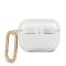 Guess AirPods Pro Skal 4G TPU Glitter Karbinhake Transparent