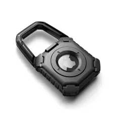 Tech-Protect Apple AirTag 2/1 H&aring;llare Kevlar Svart