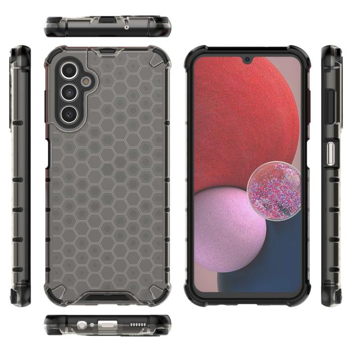 Bild 4, Galaxy A14 4G/5G Skal Shockproof Honeycomb Textur Svart
