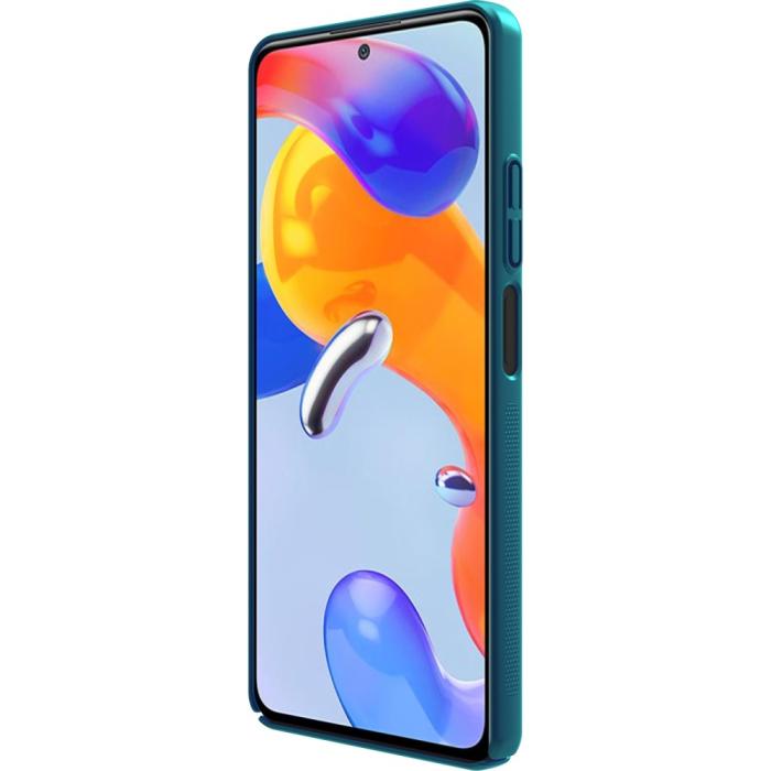Bild 5, NILLKIN Xiaomi Redmi Note 11 Pro 5G Skal Frosted Shield Blå